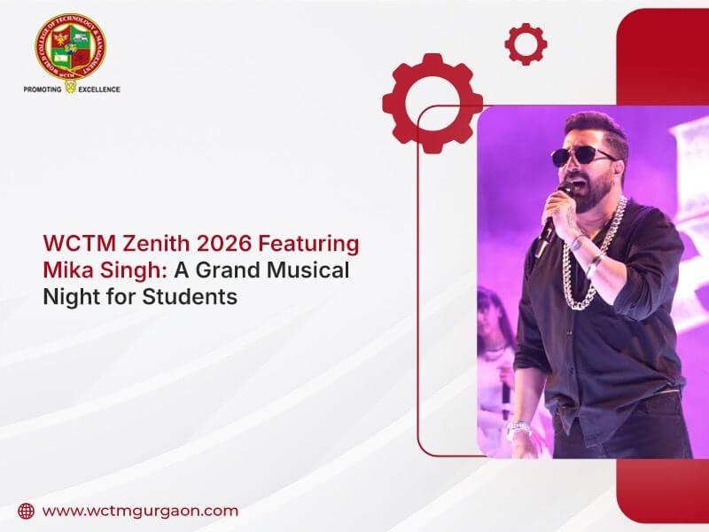 WCTM Zenith 2026 Featuring Mika Singh: A Grand Musical Night for Students