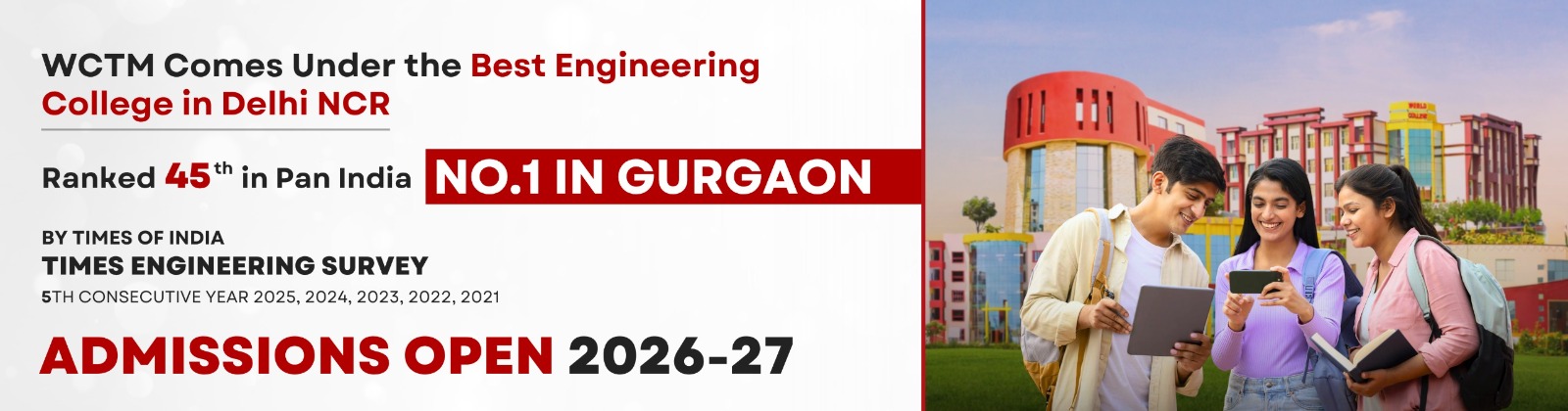 WCTM Gurgaon Campus – Best Engineering College in Gurgaon